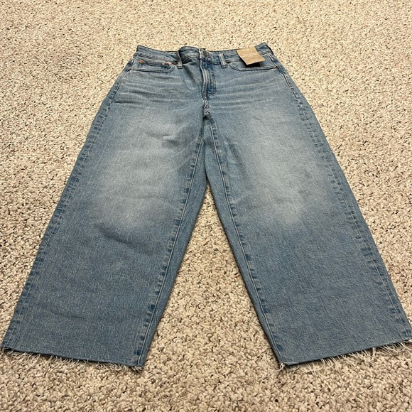 Madewell Denim - NWT Madewell The Perfect Curvy Vintage Wide Leg Crop Jean Sz 29 Denim